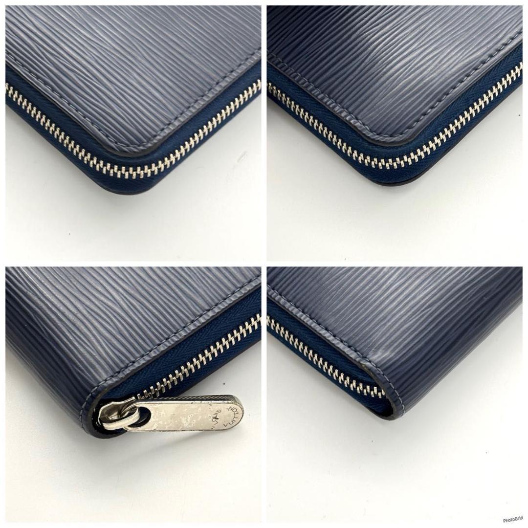 【最高級美品】ルイヴィトン エピ アンディゴブルー 長財布 ジッピーウォレット