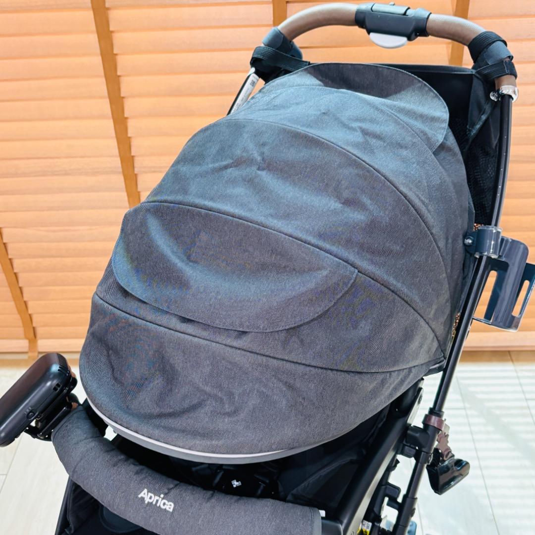 ［AYA］付属品多数【美品】アップリカ ラクーナクッション AE グレー