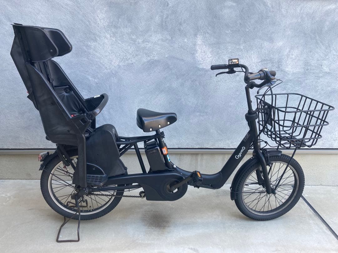 電動アシスト自転車 チャイルドシート付　ブラック　新品チャイルドシートクッション