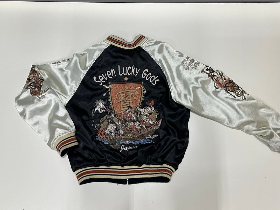 B-R-M 爆裂爛漫娘 スカジャン　七福神刺繍入り　リバーシブル