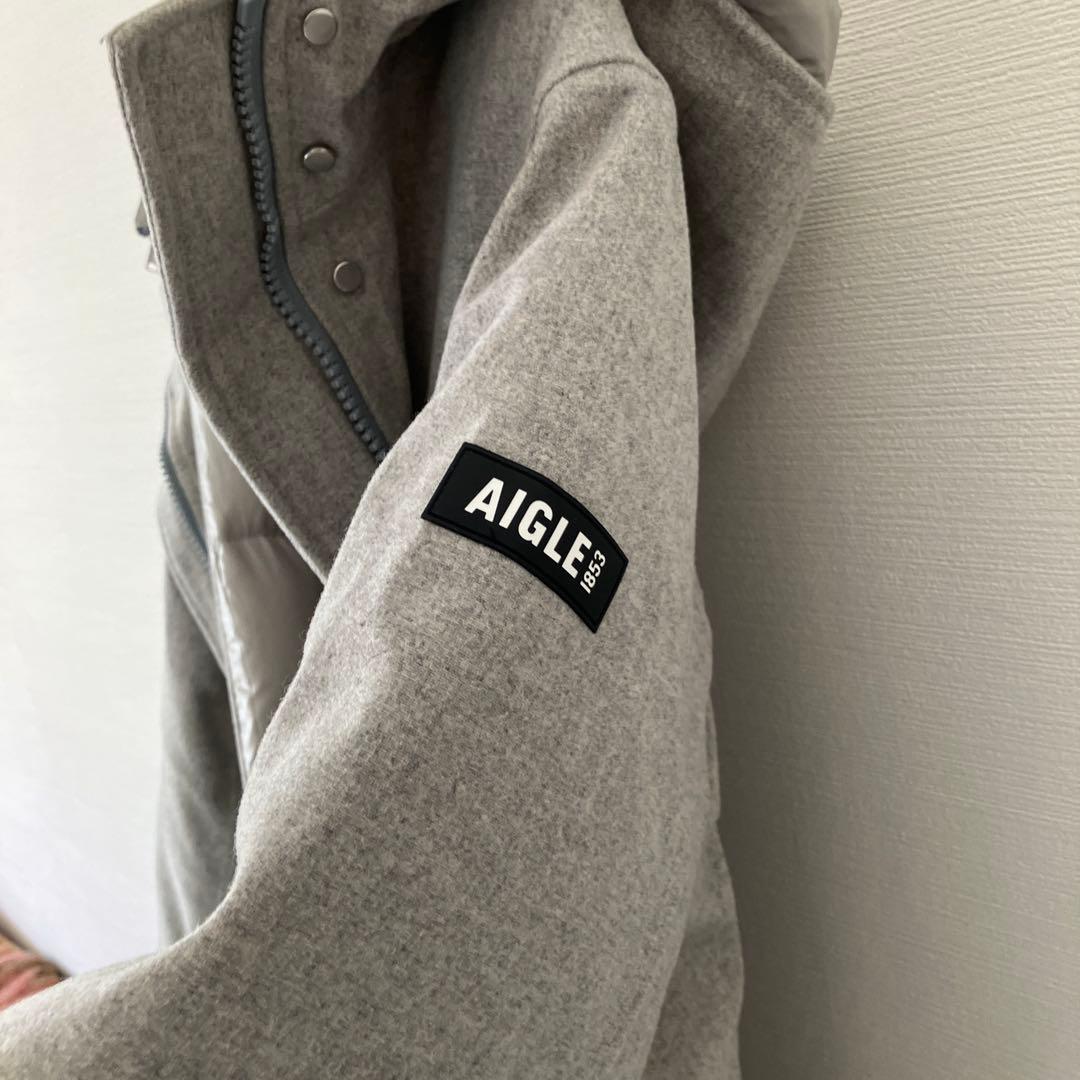 AIGLE ロングウールインサレーションフーデッドコート　40