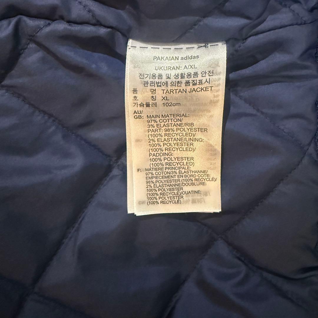 adidas タータンカレッジジャケットXL