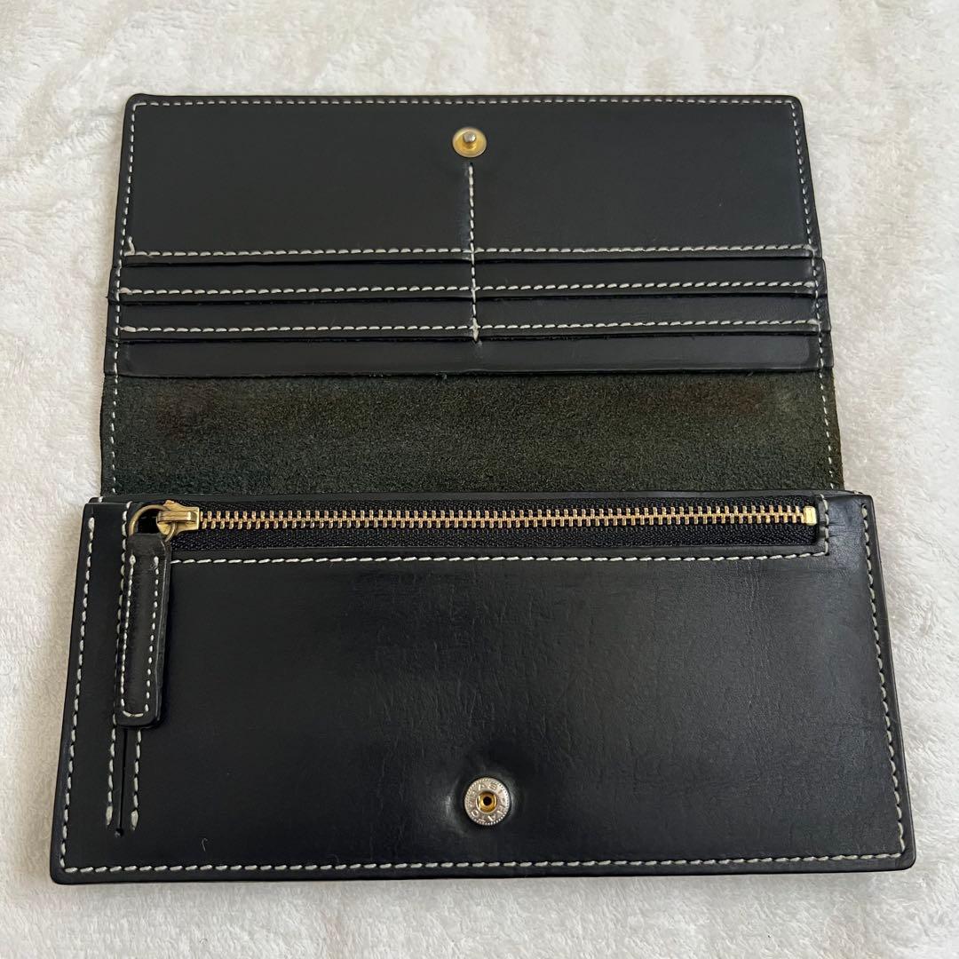 極上のエイジング　土屋鞄 長財布 黒 廃盤品