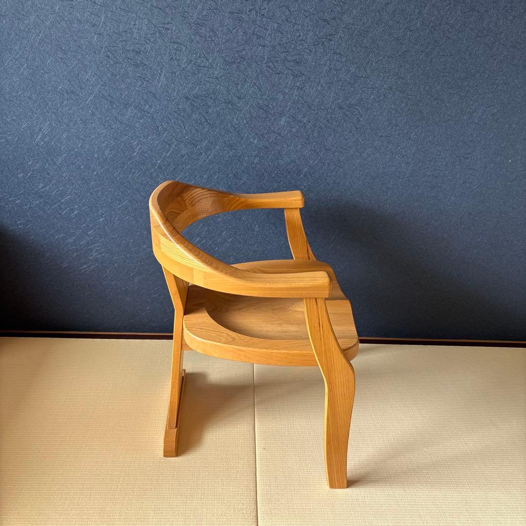 ナチュラルウッド アームチェア　大川家具　1脚