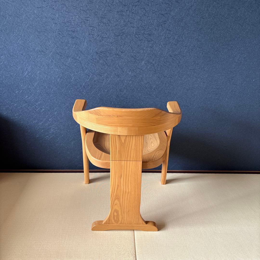 ナチュラルウッド アームチェア　大川家具　1脚