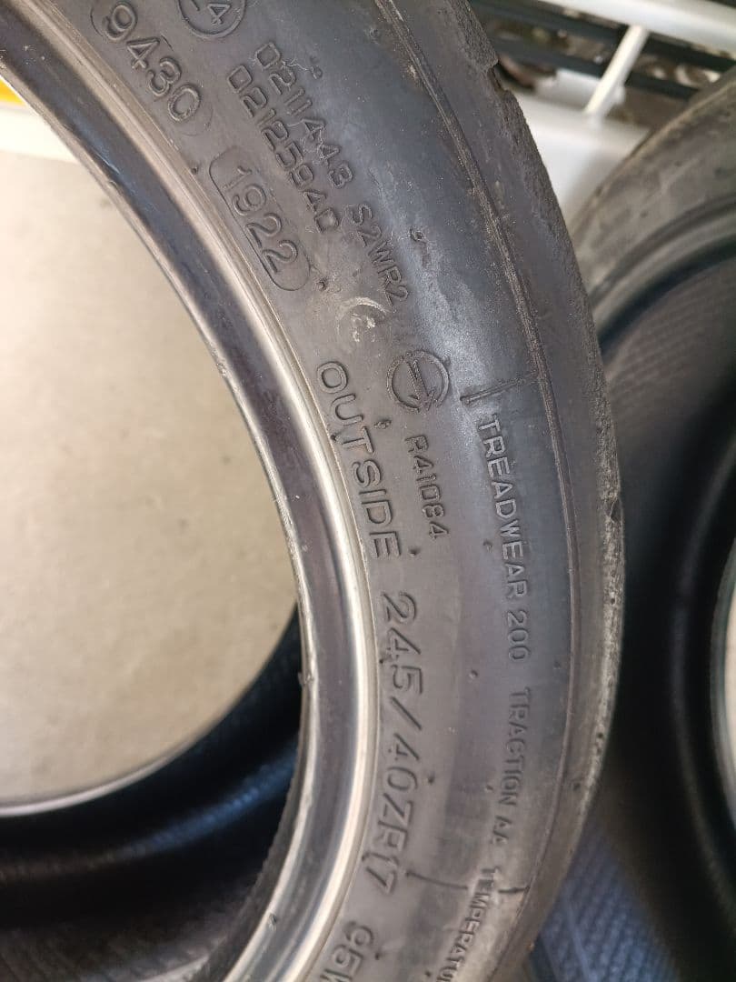 その2　送料込み　ナンカン　CR-S 245/40R17 2本セット