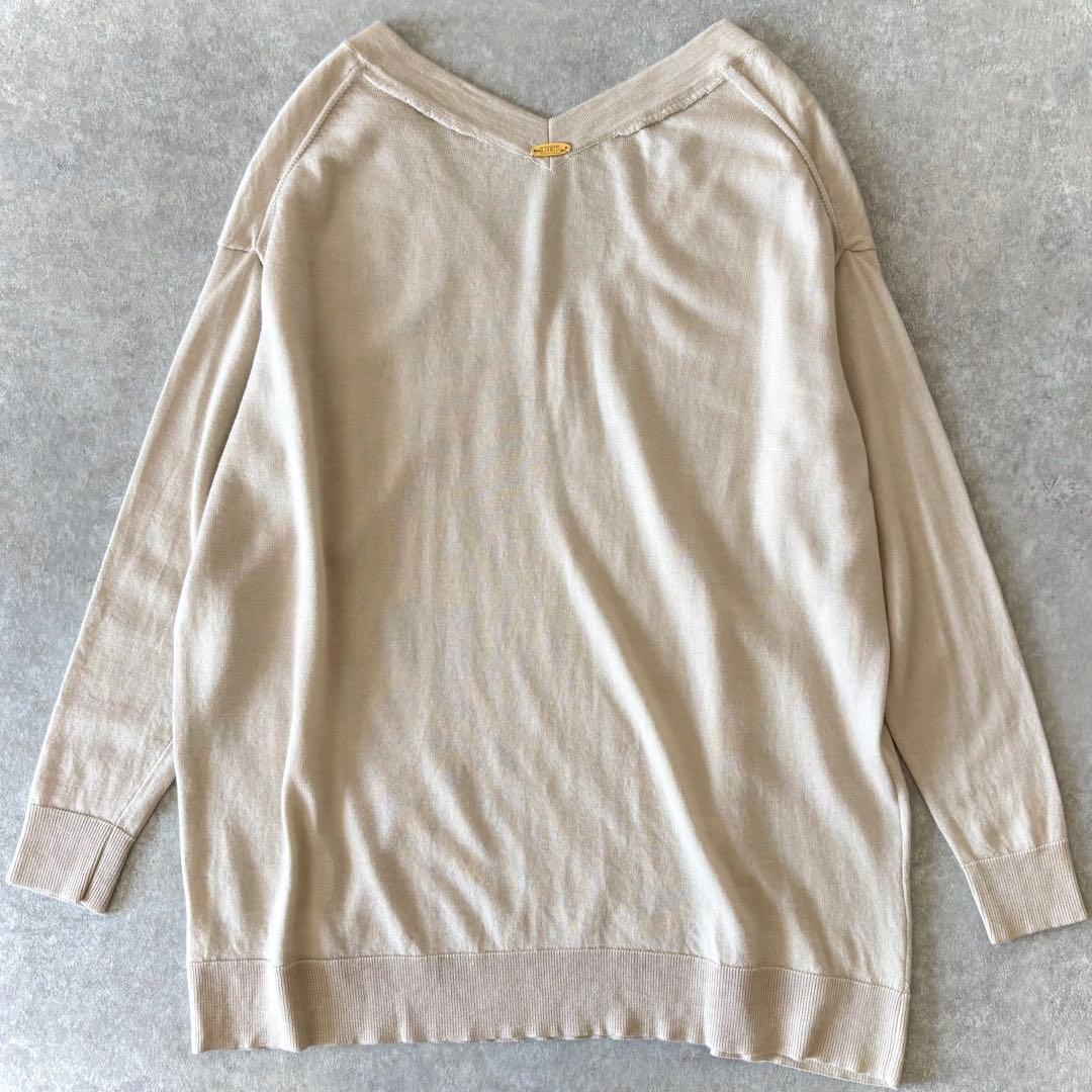 美品 ミューズドゥーズィエムクラス シルク カシミヤ Vネック プルオーバー