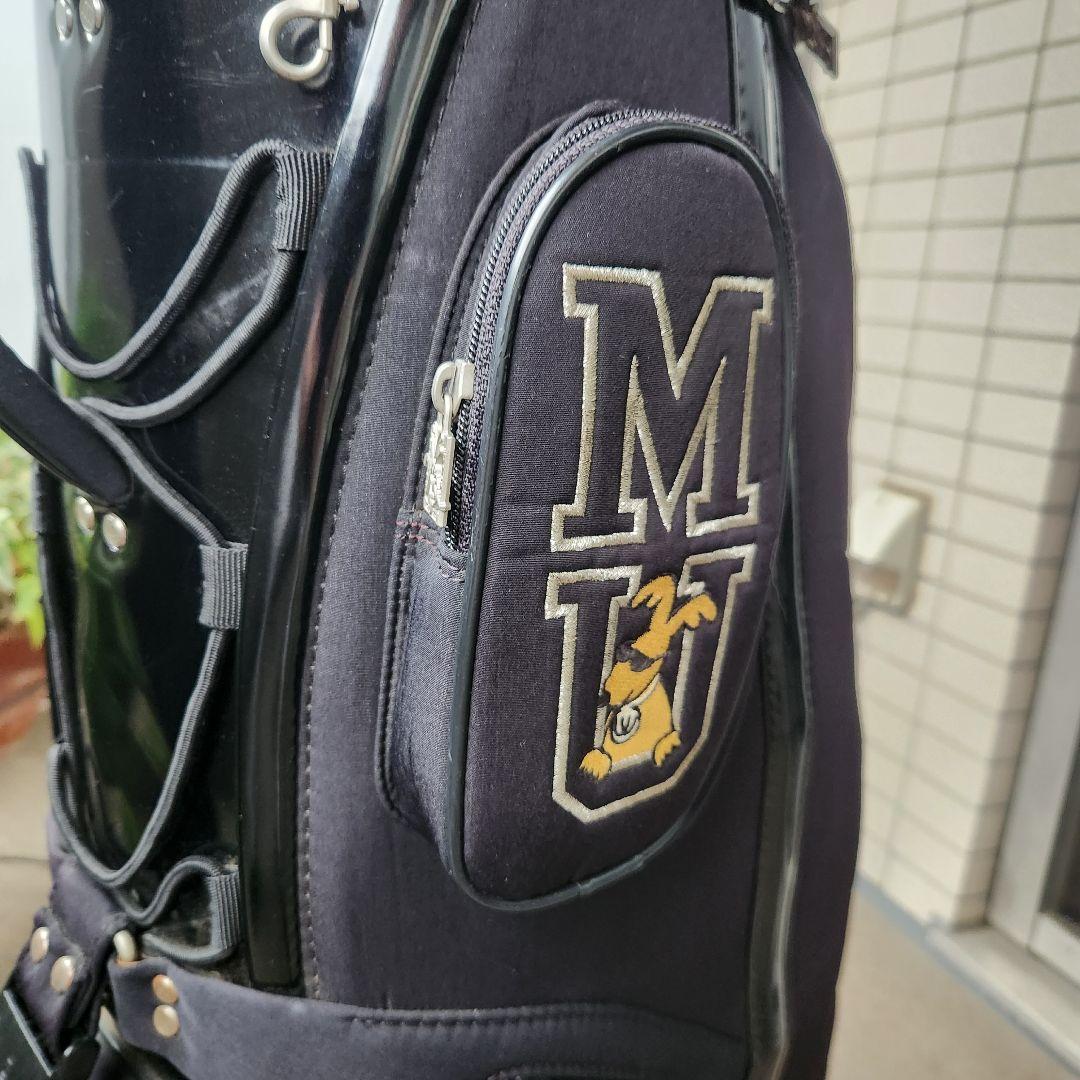 MU SPORTS ミエコウエサコ ゴルフ キャディバッグ 黒