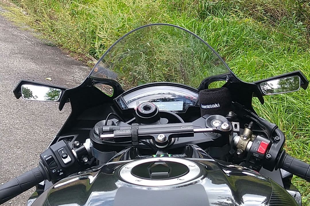 カワサキ　ZX10R　ウイングミラー LEDウインカー　sonluck