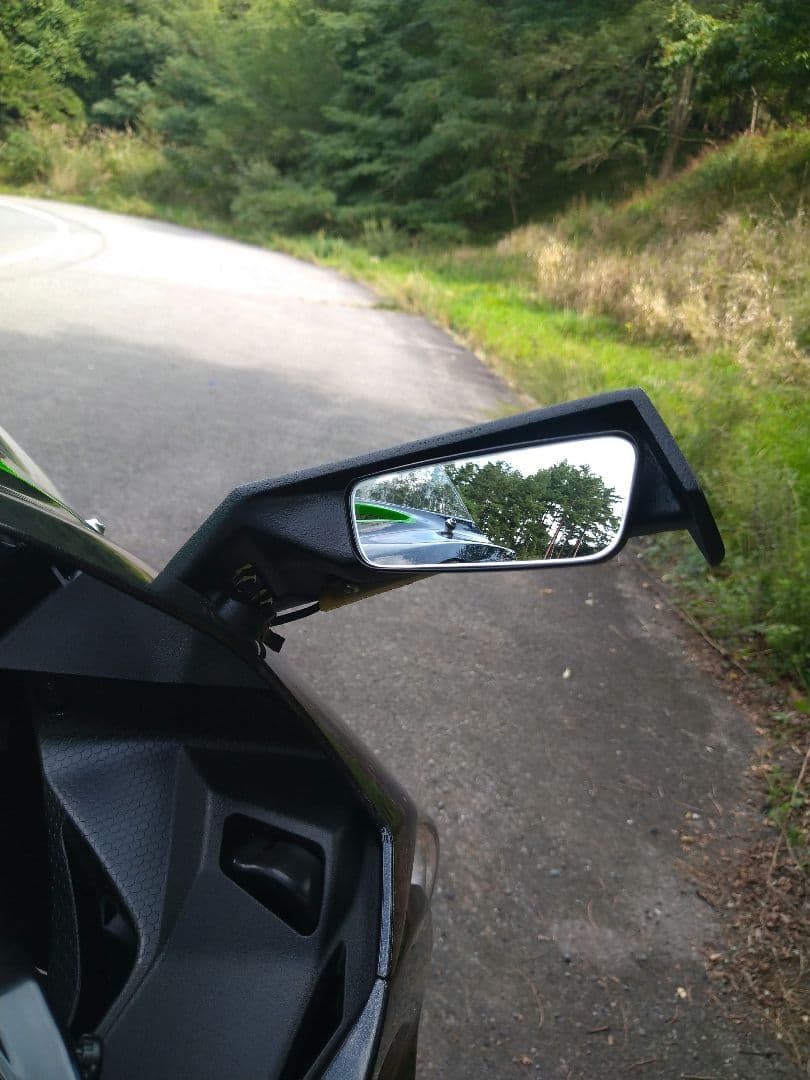 カワサキ　ZX10R　ウイングミラー LEDウインカー　sonluck