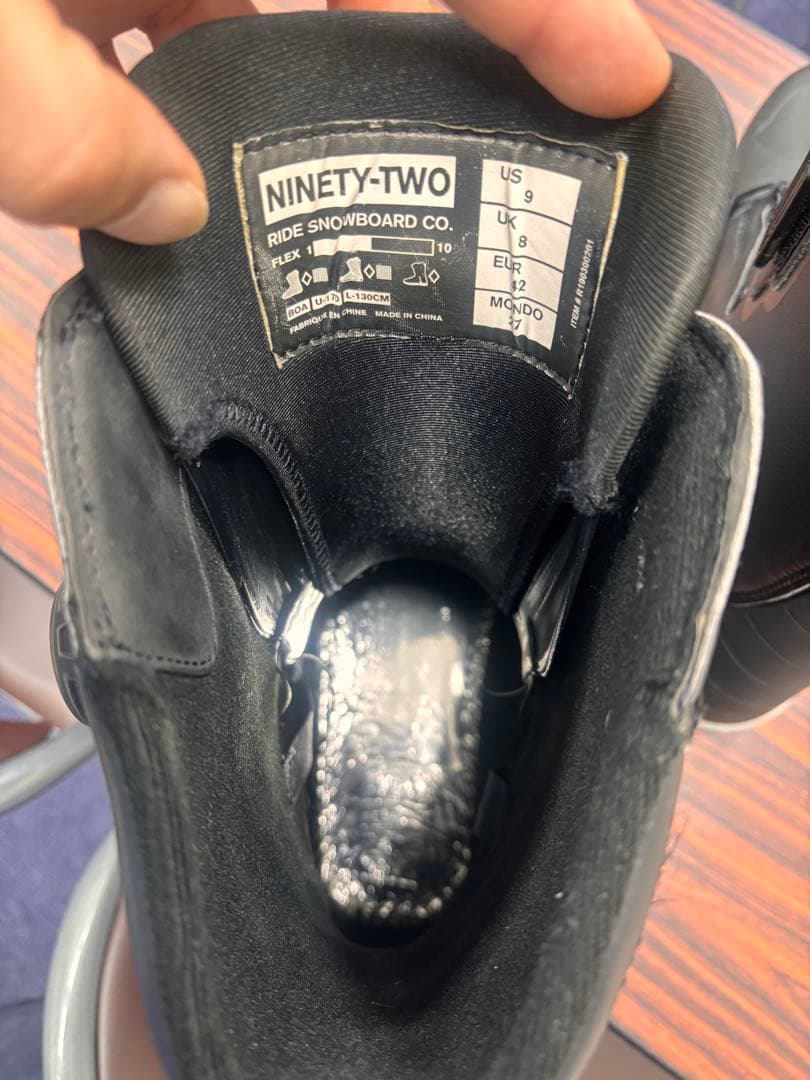 新品未使用　RIDE NINETY-TWO 27cm アウターのみ