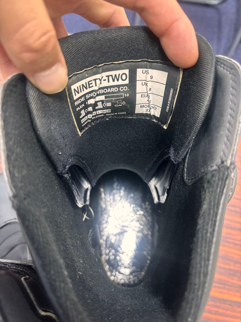新品未使用　RIDE NINETY-TWO 27cm アウターのみ