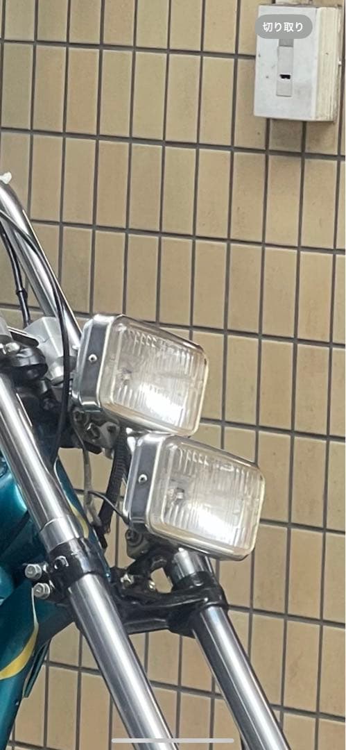 カスタムバイクパーツ ダブルヘッドライト