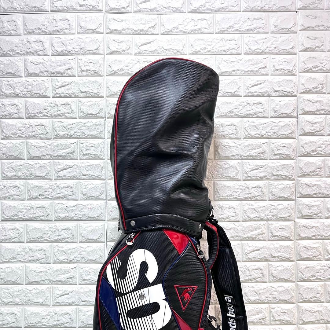 美品　le coq sportif キャディーバッグ　良好　黒　すぐ使える
