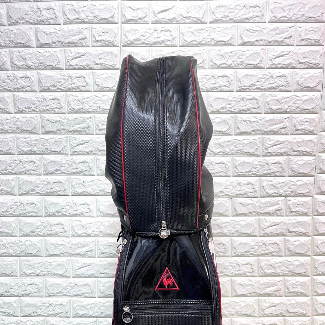 美品　le coq sportif キャディーバッグ　良好　黒　すぐ使える