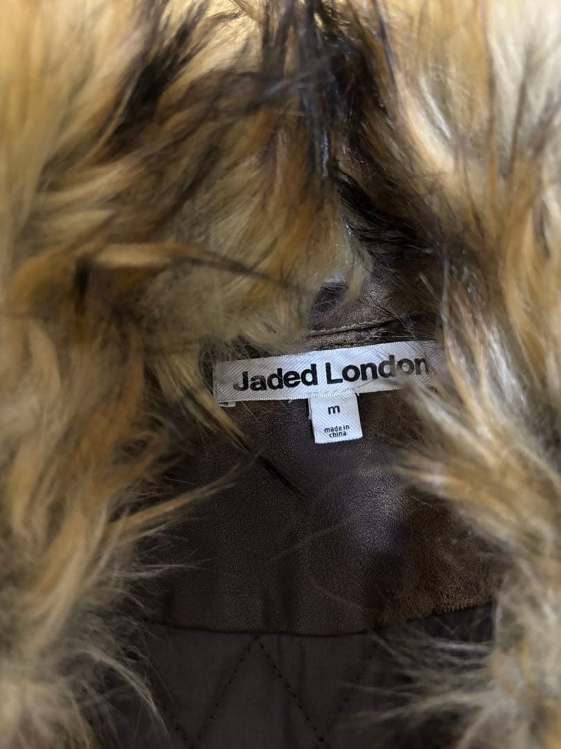 jaded london フェイクレザージャケット