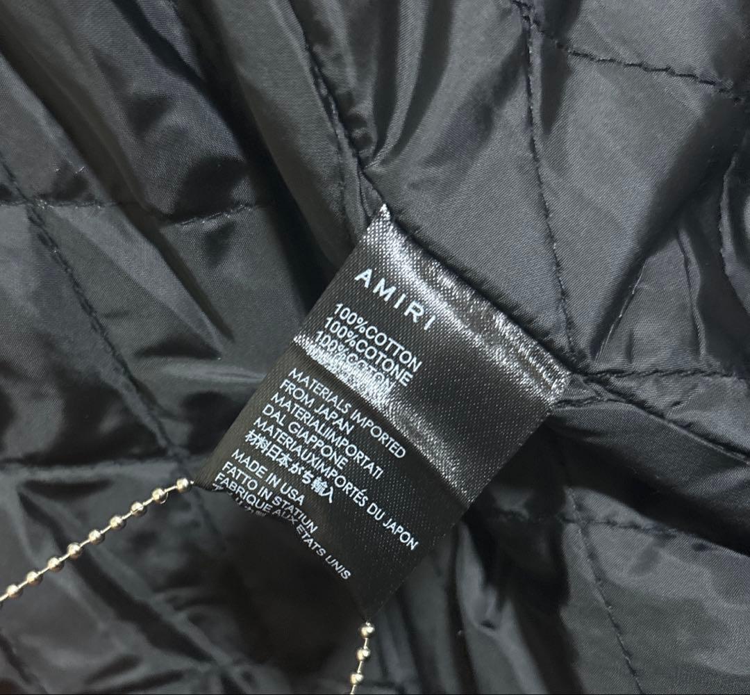 AMIRI CORDUROY TEDDY JACKET BLACK アミリ