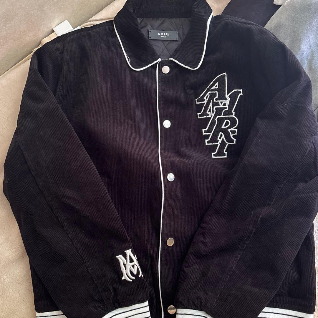 AMIRI CORDUROY TEDDY JACKET BLACK アミリ