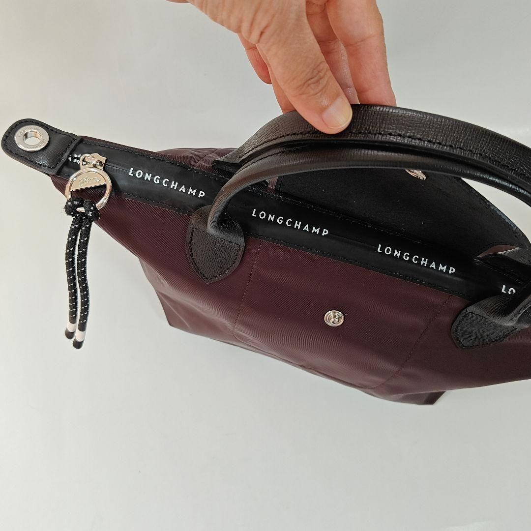 未使用 LONGCHAMP ル・プリアージュ トップハンドルバッグ モカＳ