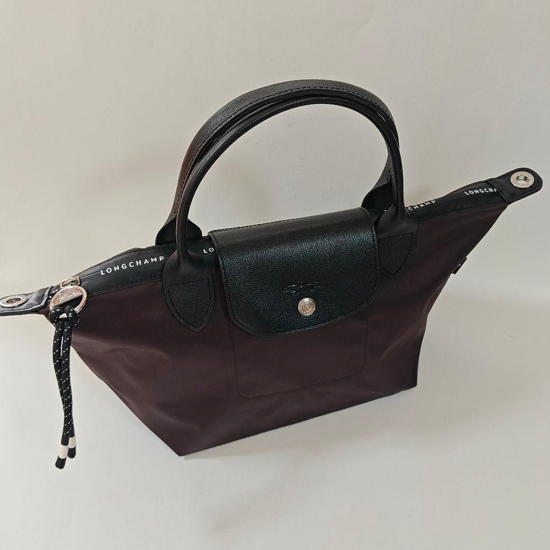 未使用 LONGCHAMP ル・プリアージュ トップハンドルバッグ モカＳ