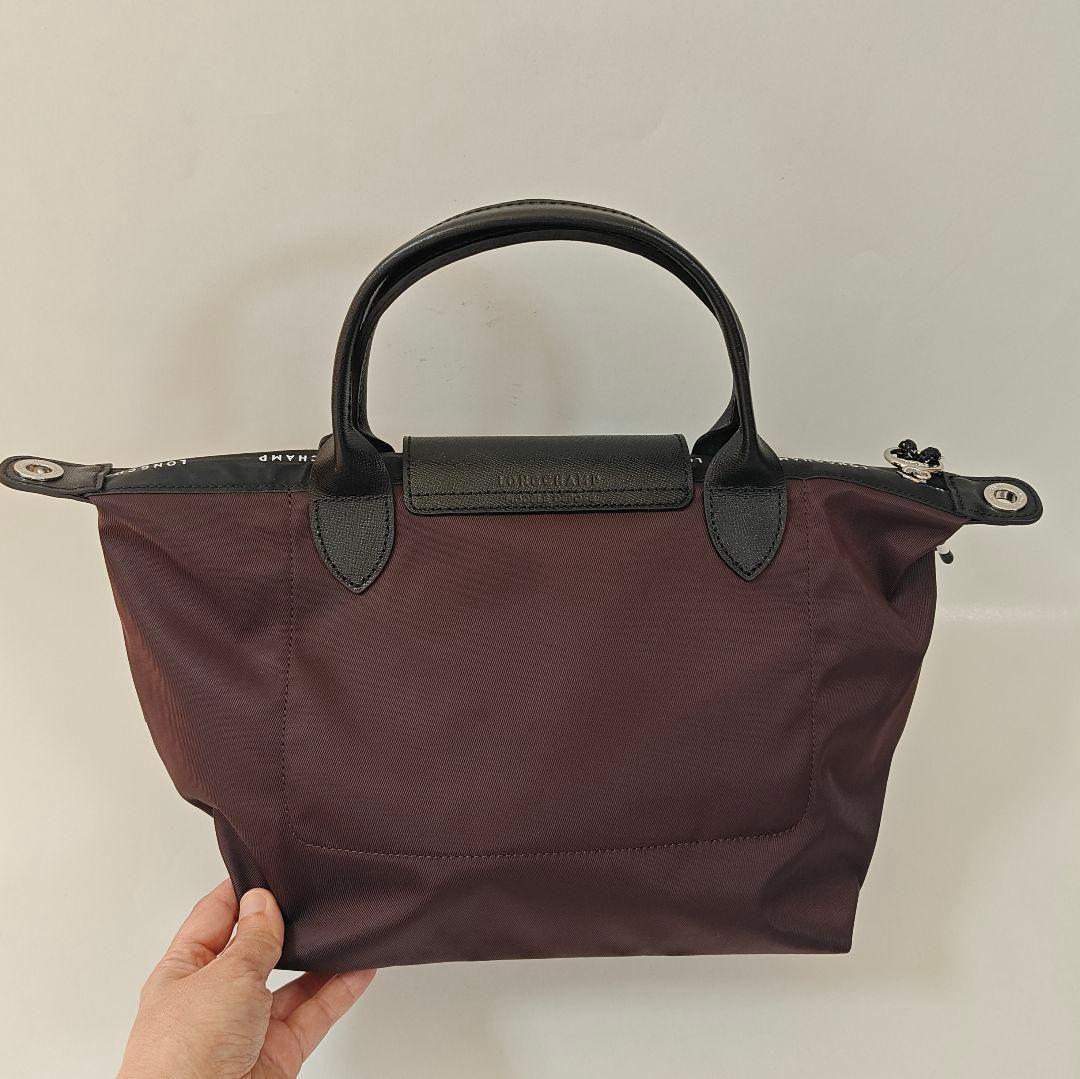 未使用 LONGCHAMP ル・プリアージュ トップハンドルバッグ モカＳ