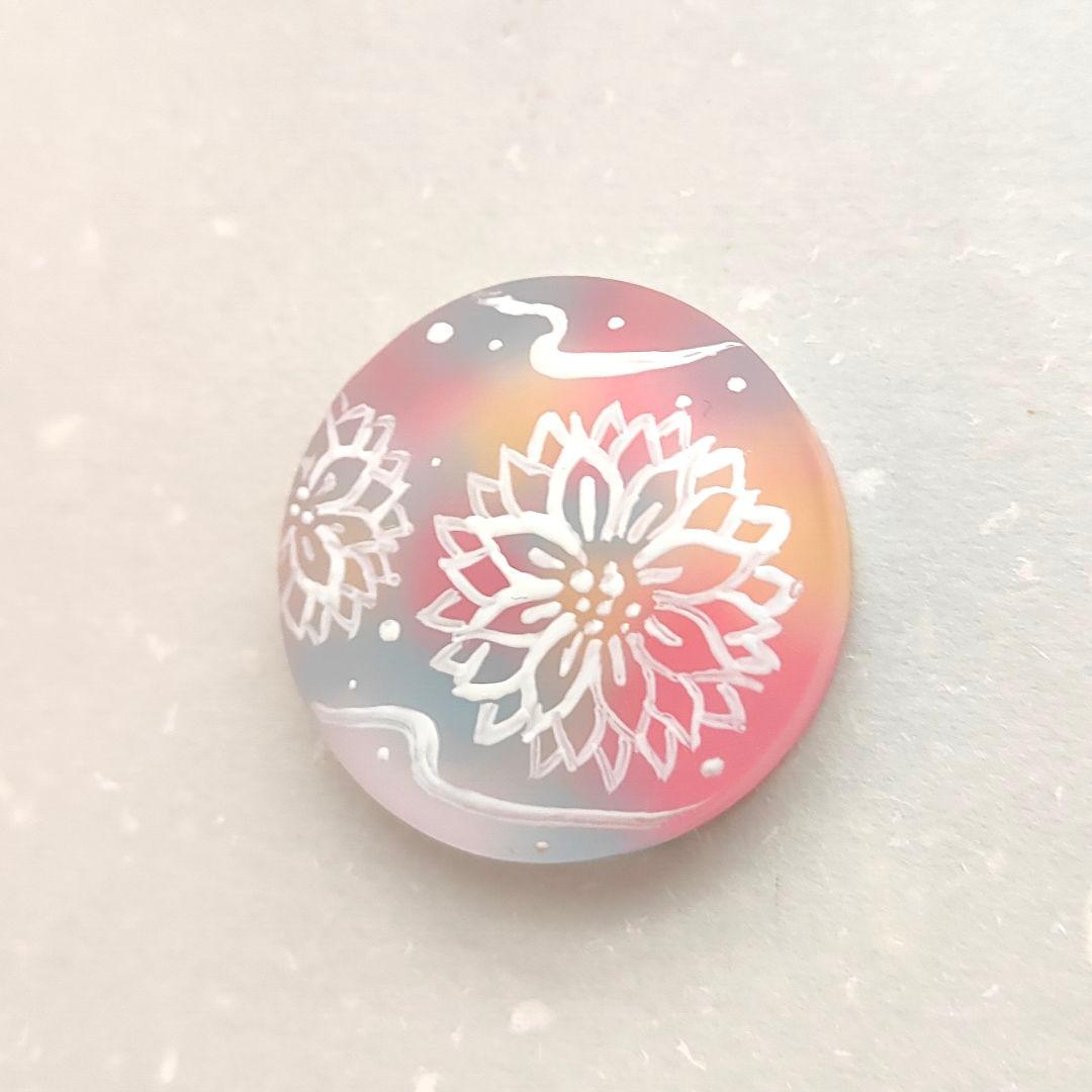 【847】ハンドメイド　レジン　ヘアゴム　ポニーフック