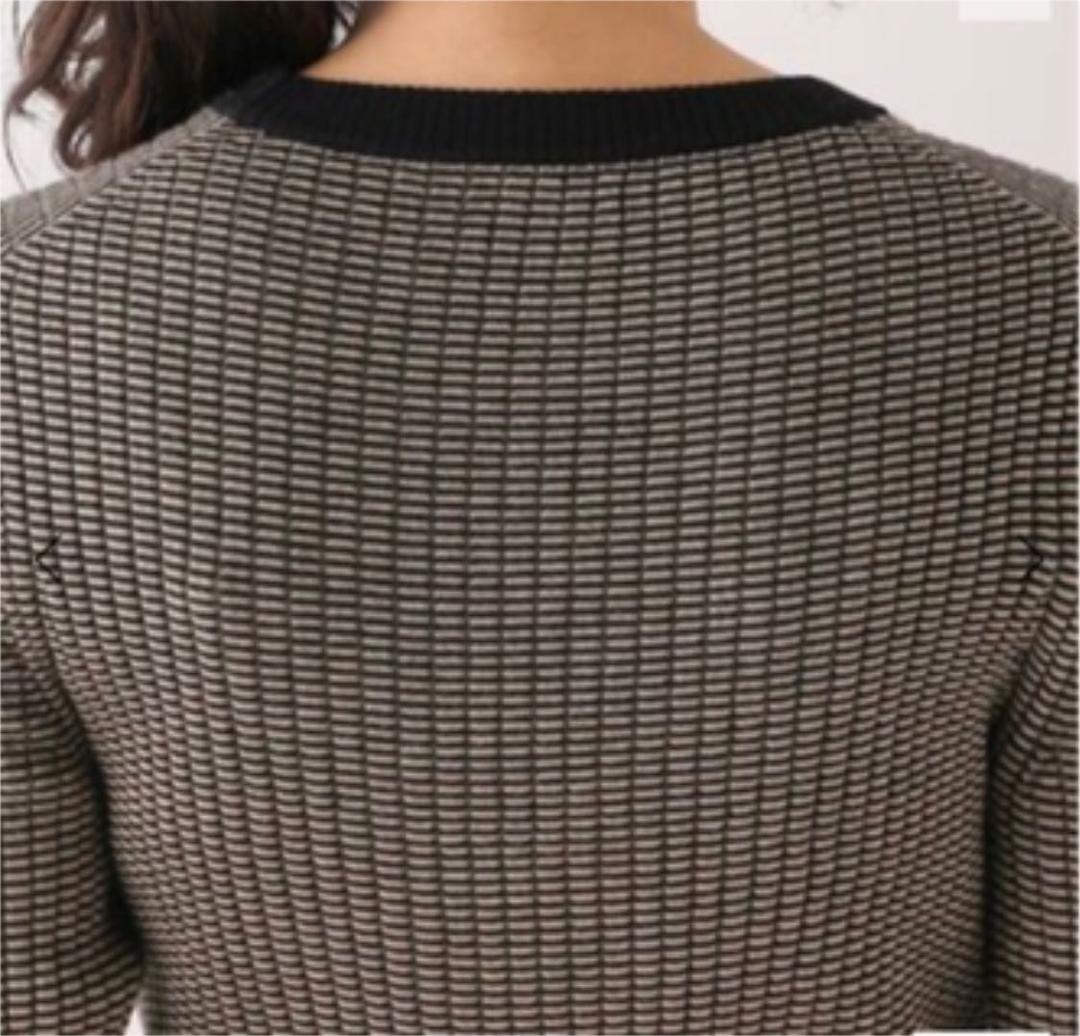 IENA 6x3リブクルーネックプルオーバー ニット