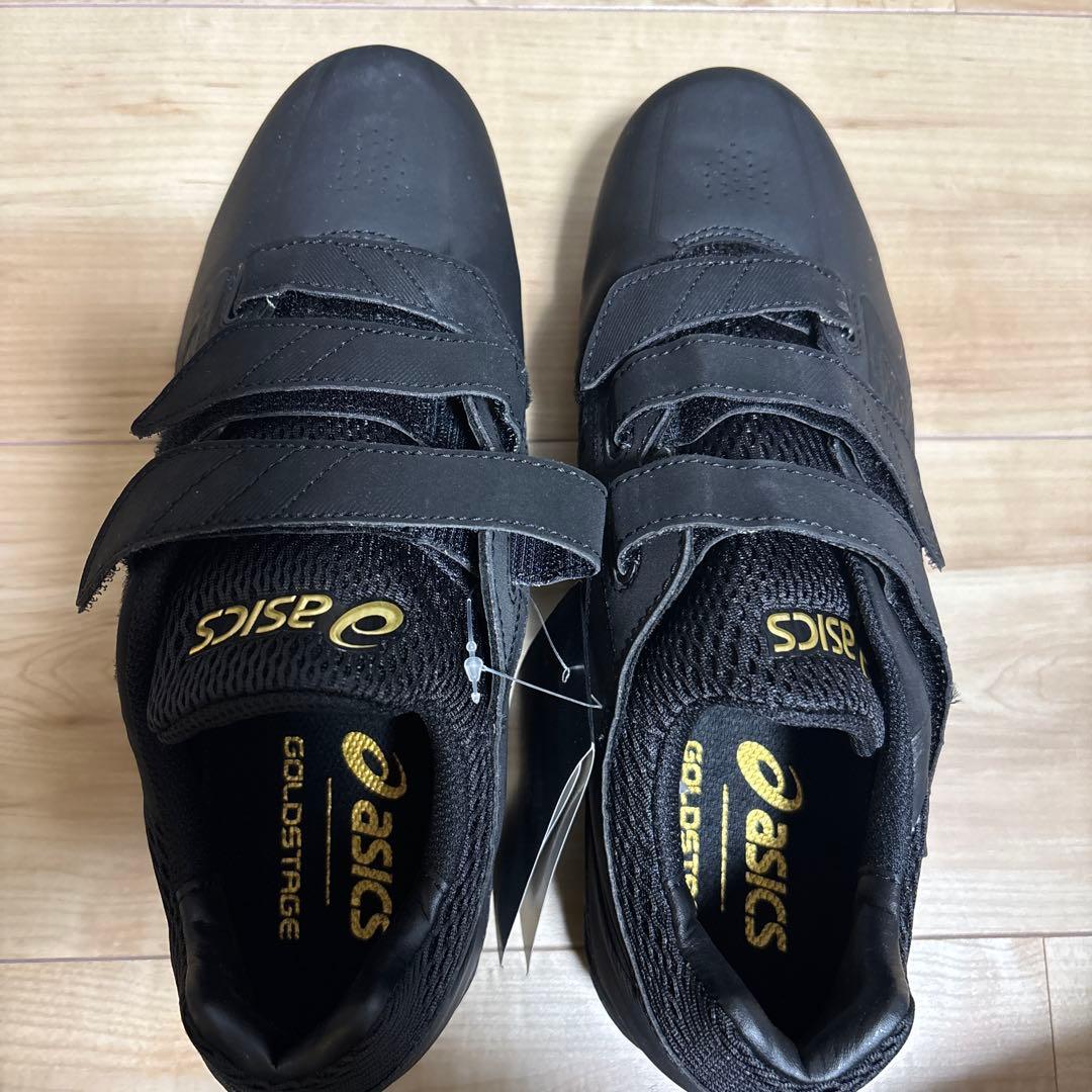 新品　アシックス　野球　スパイク　ゴールドステージMG ブラック　26.5