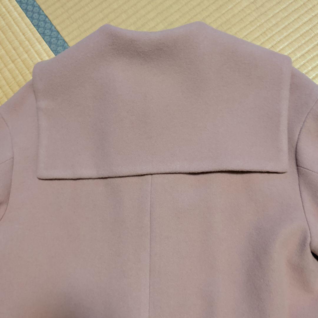 fig London　エアリアルパイル Lotta coat　ピンク