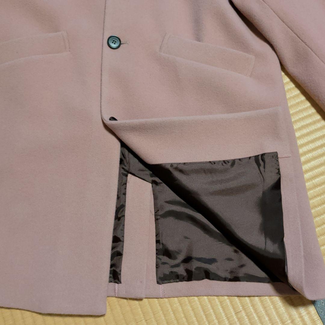 fig London　エアリアルパイル Lotta coat　ピンク