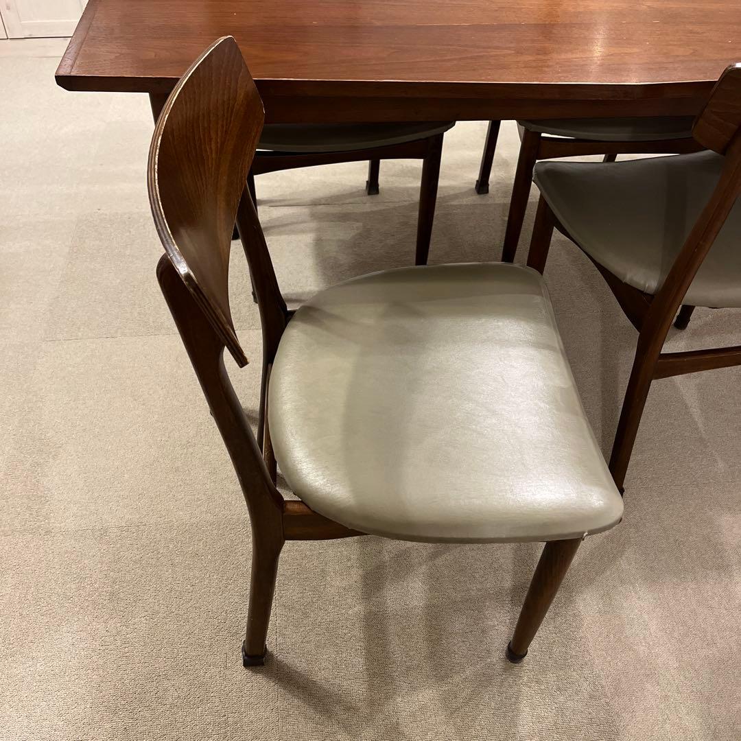 引取り限定Karf Streamダイニングテーブル チェア5点セット