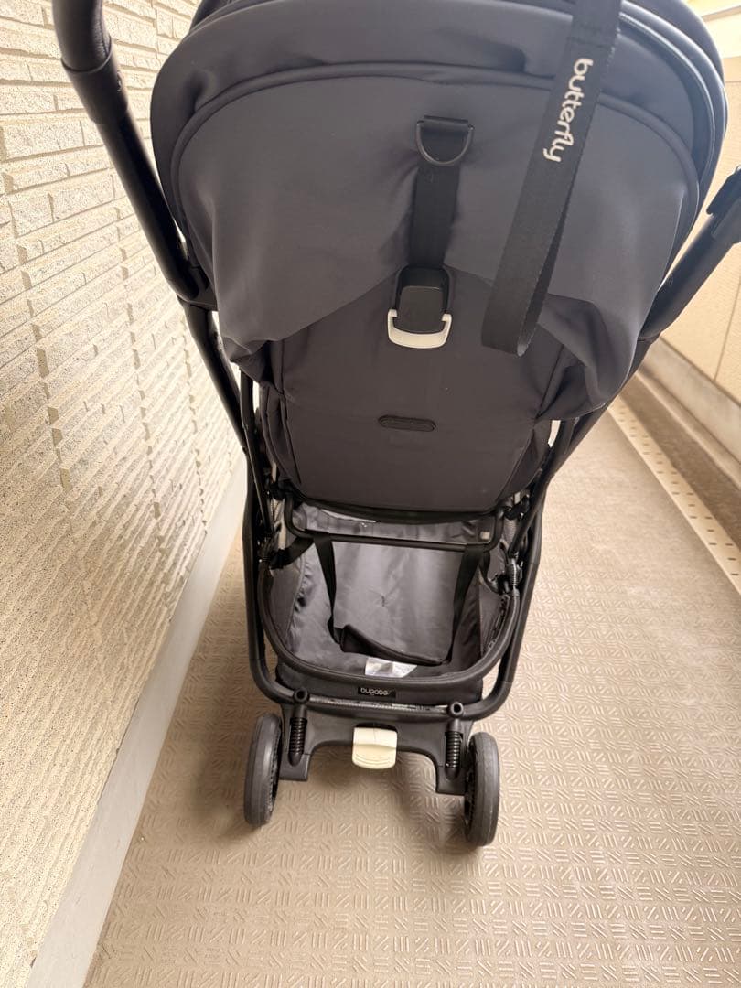【値下げ！】バガブー　butterfly ベビーカー ネイビー【付属品あり】