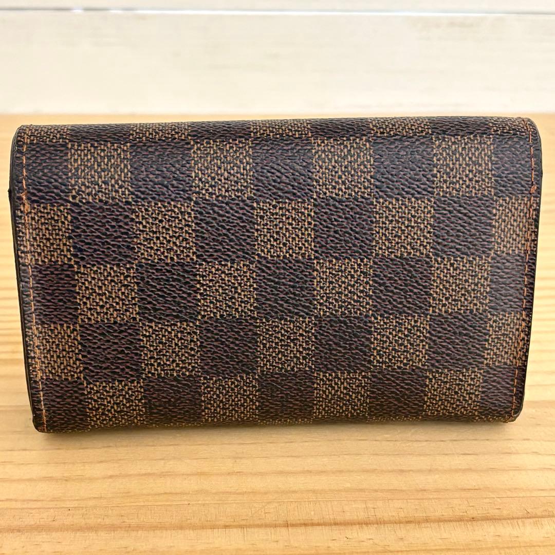 LOUIS VUITTON ルイヴィトン　ダミエ　ポルトフォイユ トレゾール