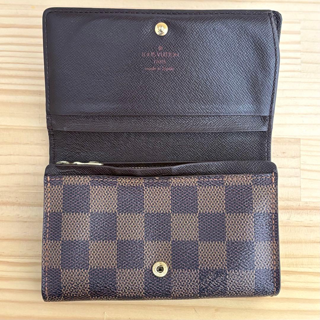 LOUIS VUITTON ルイヴィトン　ダミエ　ポルトフォイユ トレゾール