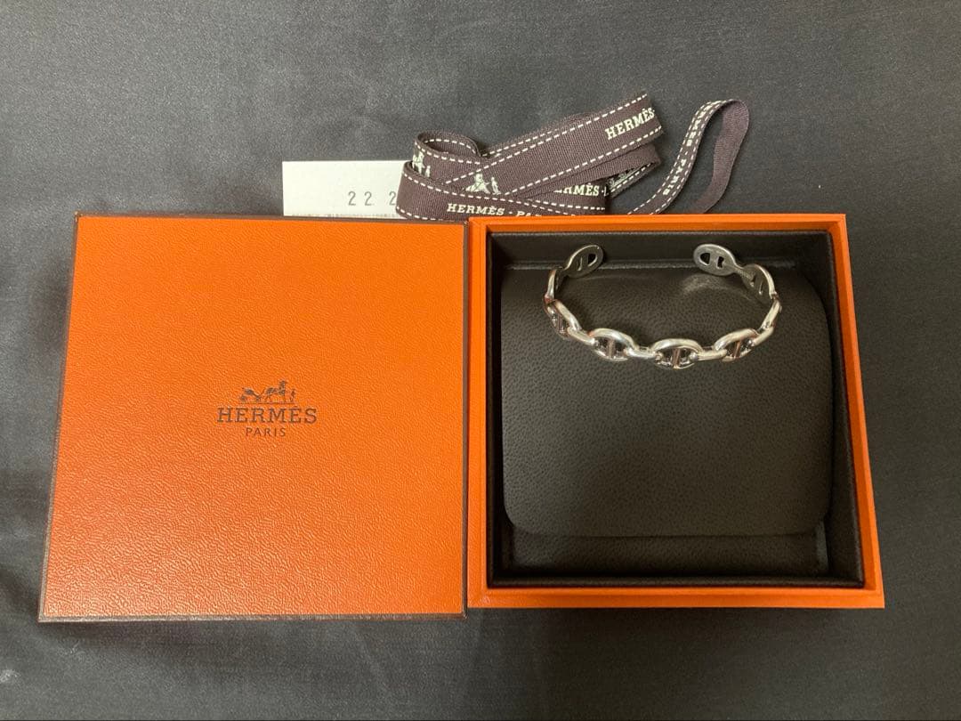 HERMES エルメス シェーヌダンクル アンシェネ SH カフブレスレット