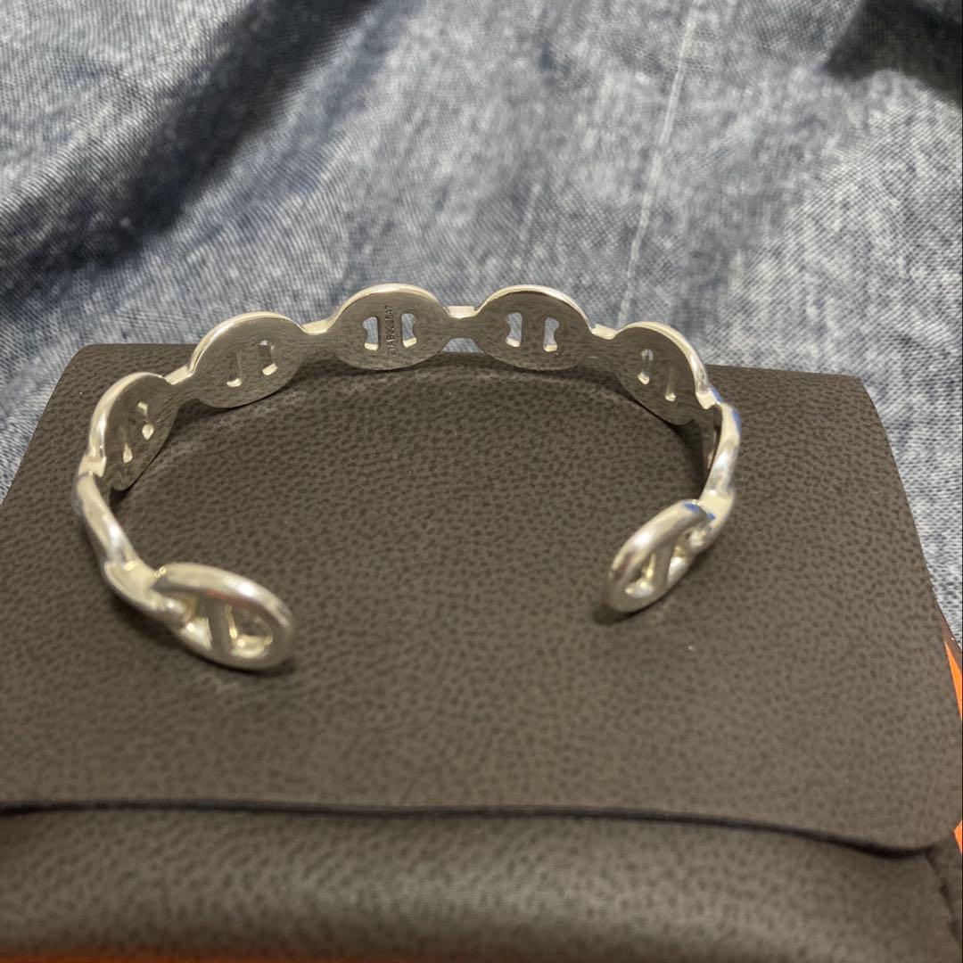 HERMES エルメス シェーヌダンクル アンシェネ SH カフブレスレット
