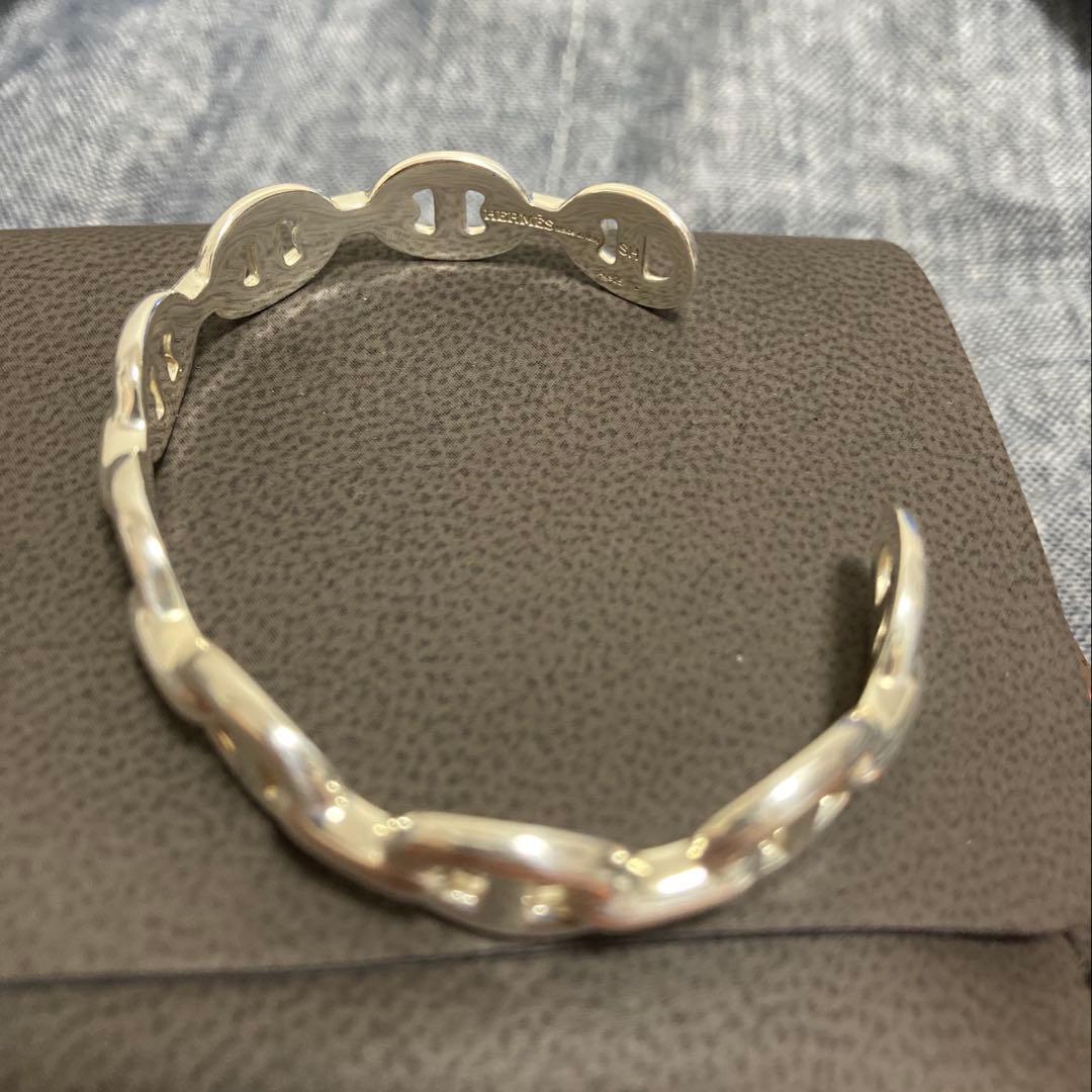 HERMES エルメス シェーヌダンクル アンシェネ SH カフブレスレット
