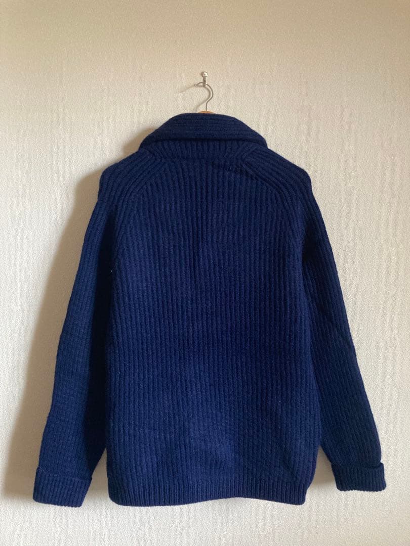 60s 70s Mce ショールカラー ウール ニット カーディガン