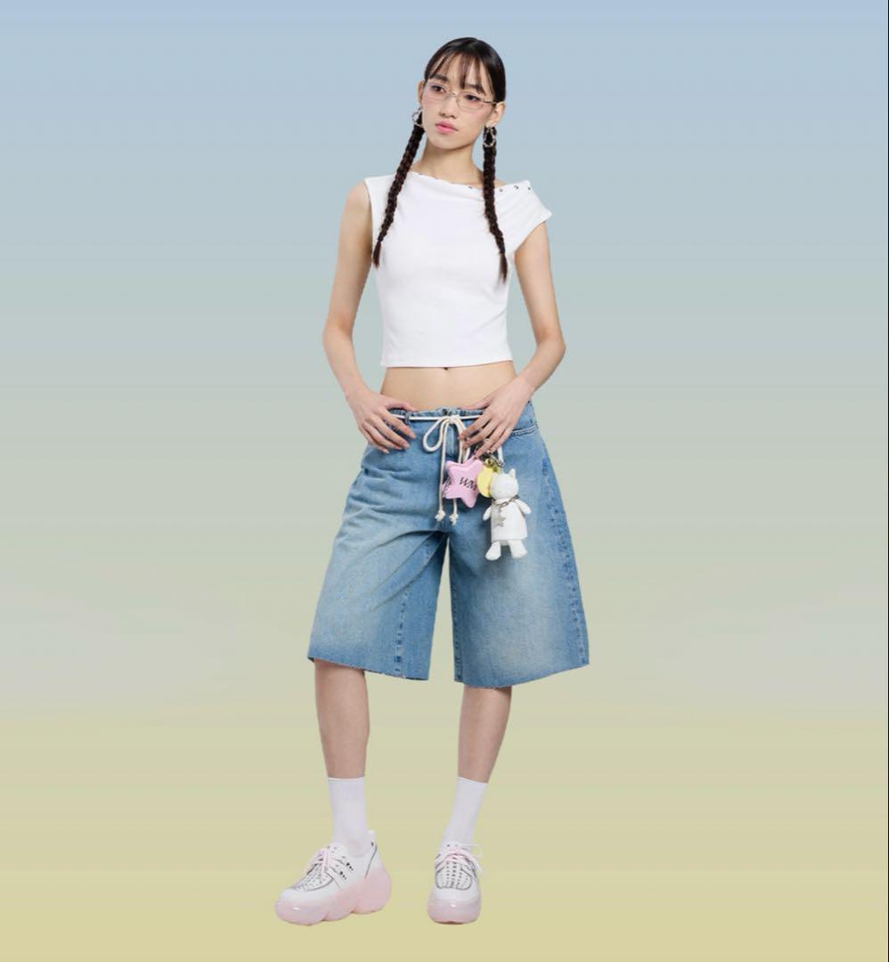 WOOMII LANA WHITE スニーカー