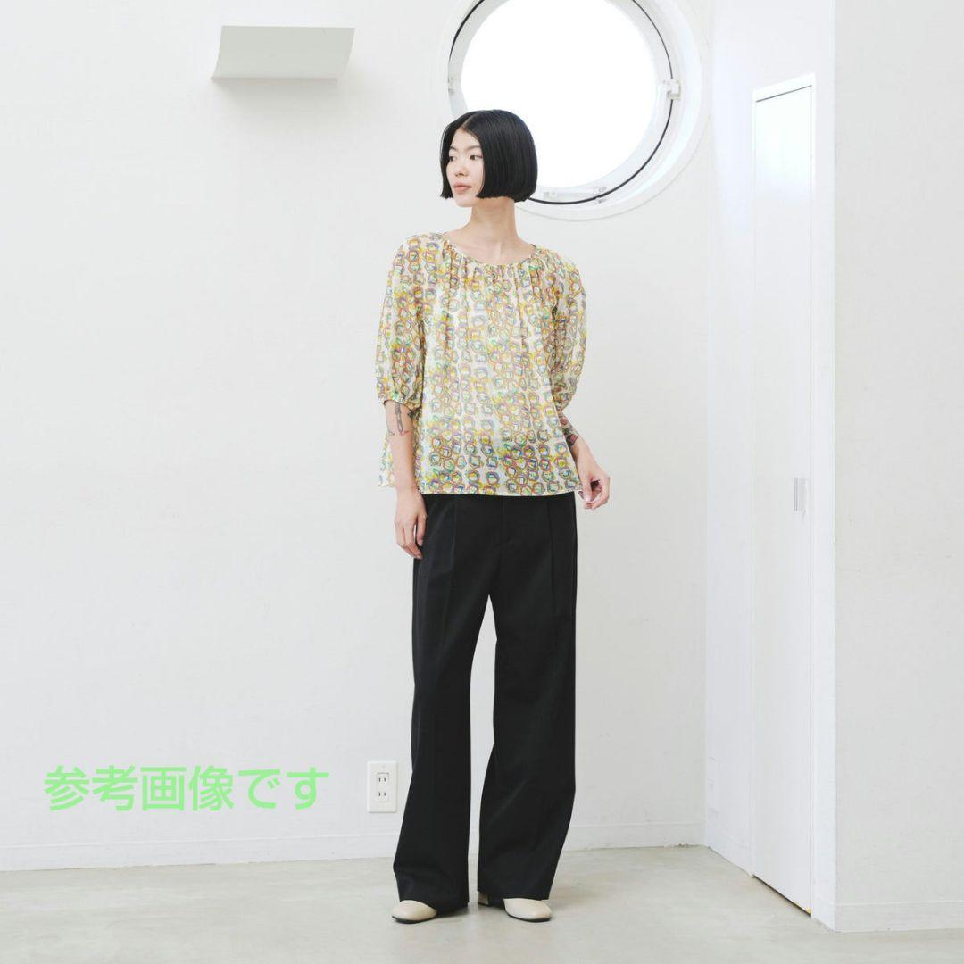 HERALBONY ヘラルボニー シフォンブラウス「タイトル不明」