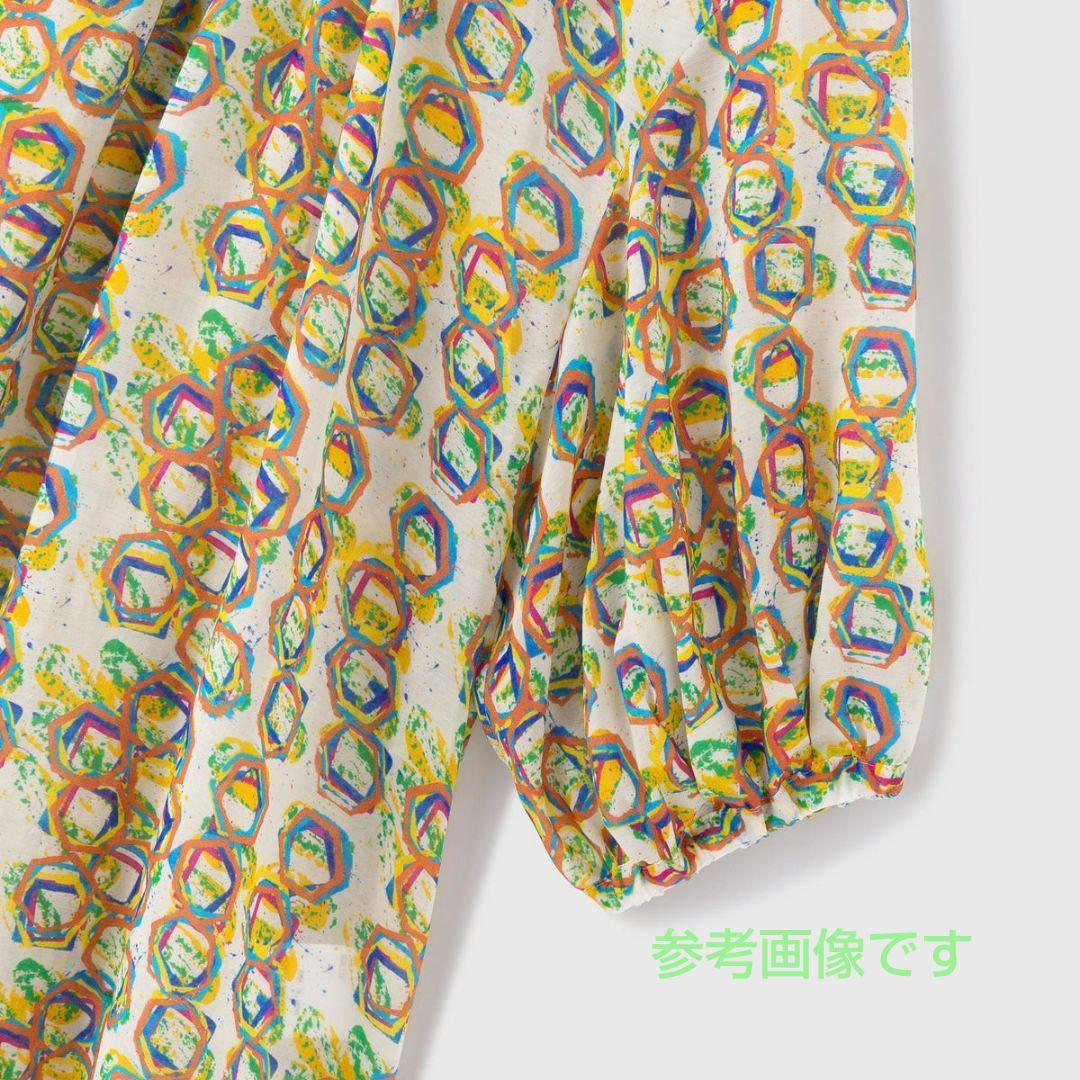 HERALBONY ヘラルボニー シフォンブラウス「タイトル不明」