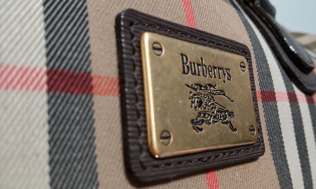 BURBERRY　バーバリー ノバチェック　ボストンバッグ
