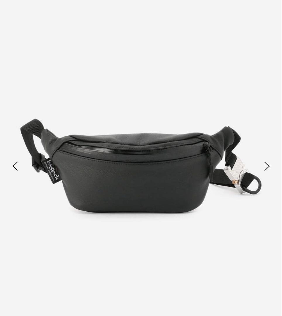 bagjack Bshop別注 レザーヒップバッグ バッグジャック ブラック