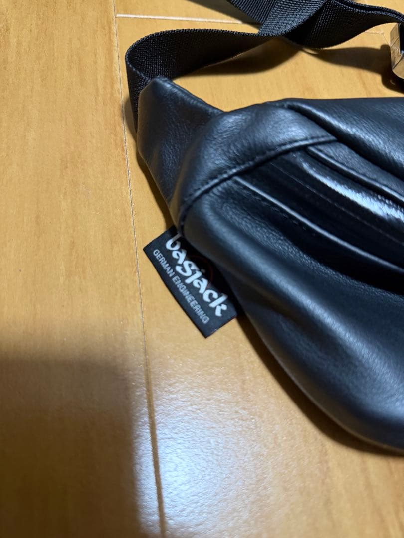 bagjack Bshop別注 レザーヒップバッグ バッグジャック ブラック
