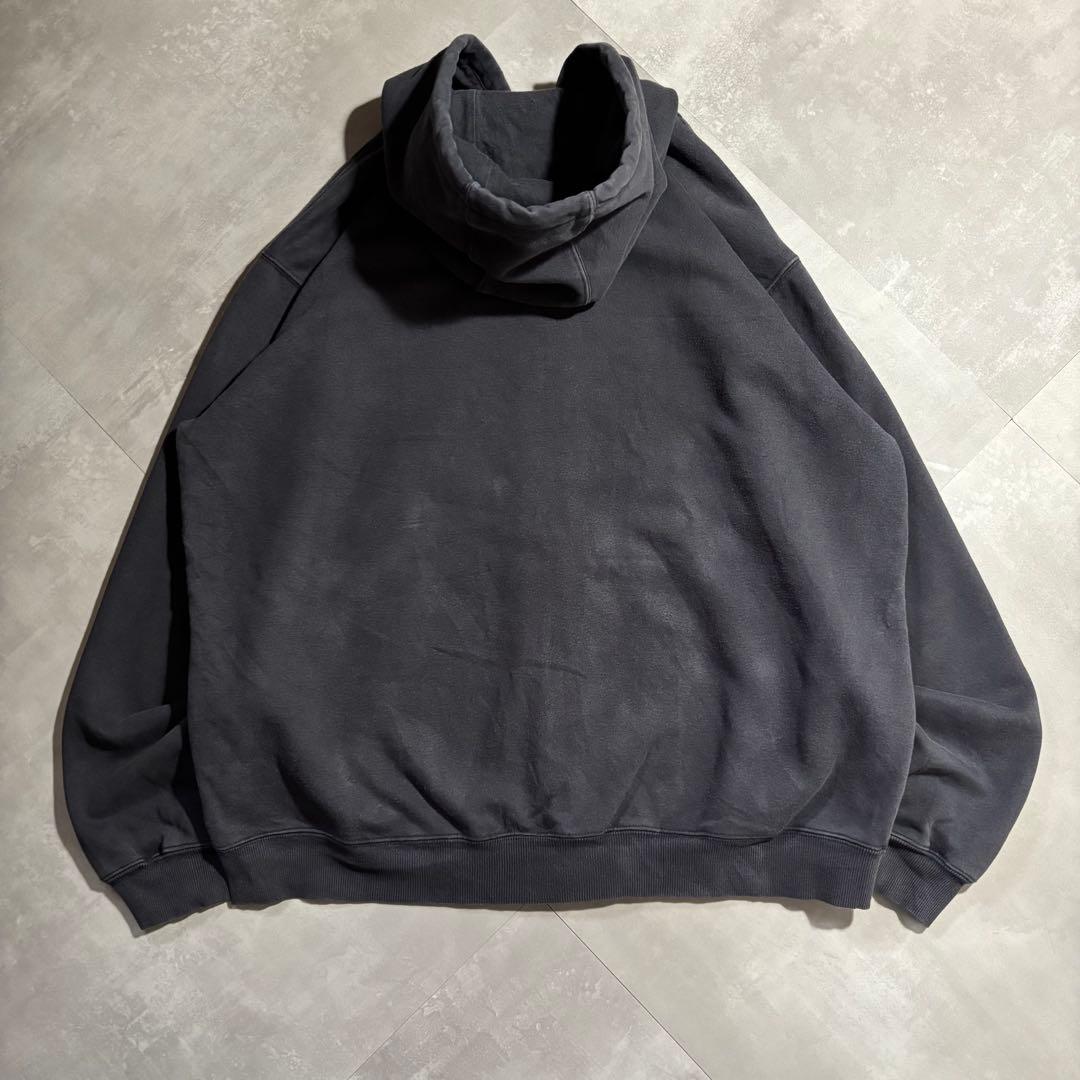 カーハート carhartt パーカー　フルジップ　サンフェード　ブラック　黒