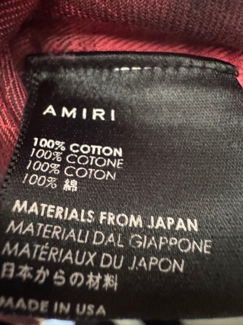 AMIRI グラデーションチェックシャツ S