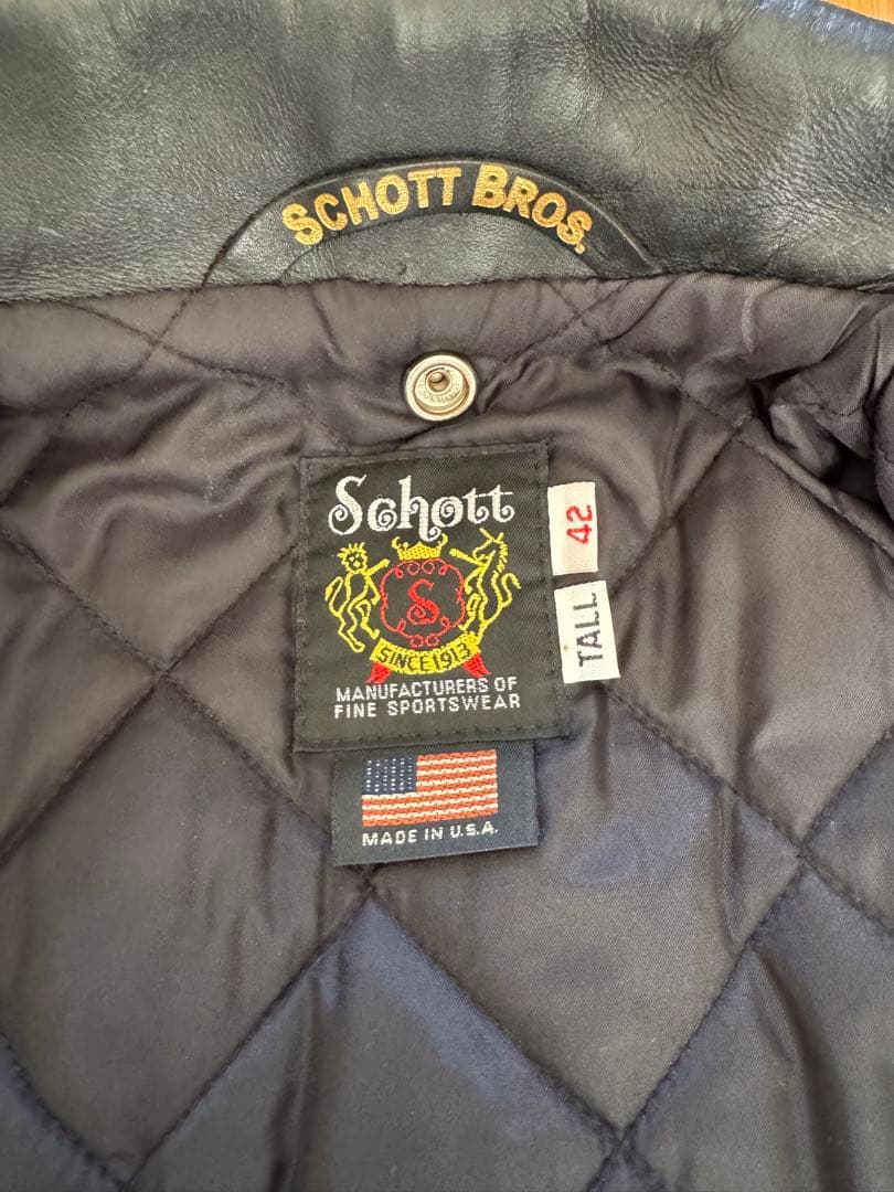 (613UST：42)Schott ONESTAR TALL LONG