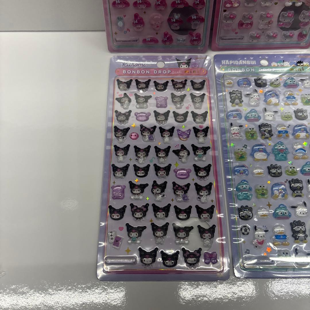 国内正規品 サンリオ ボンボンドロップ シール mini 8枚 コンプリート