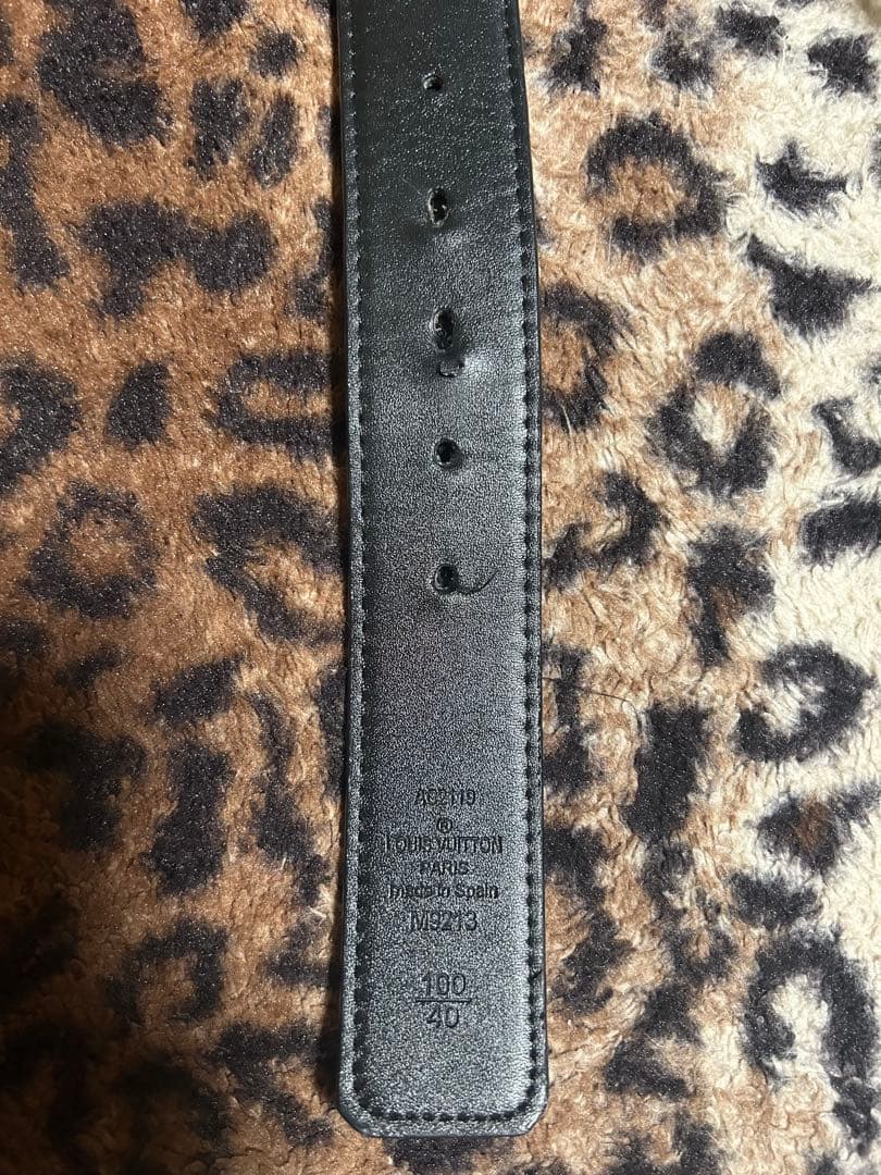 Louis Vuitton ダミエ ブラック ベルト
