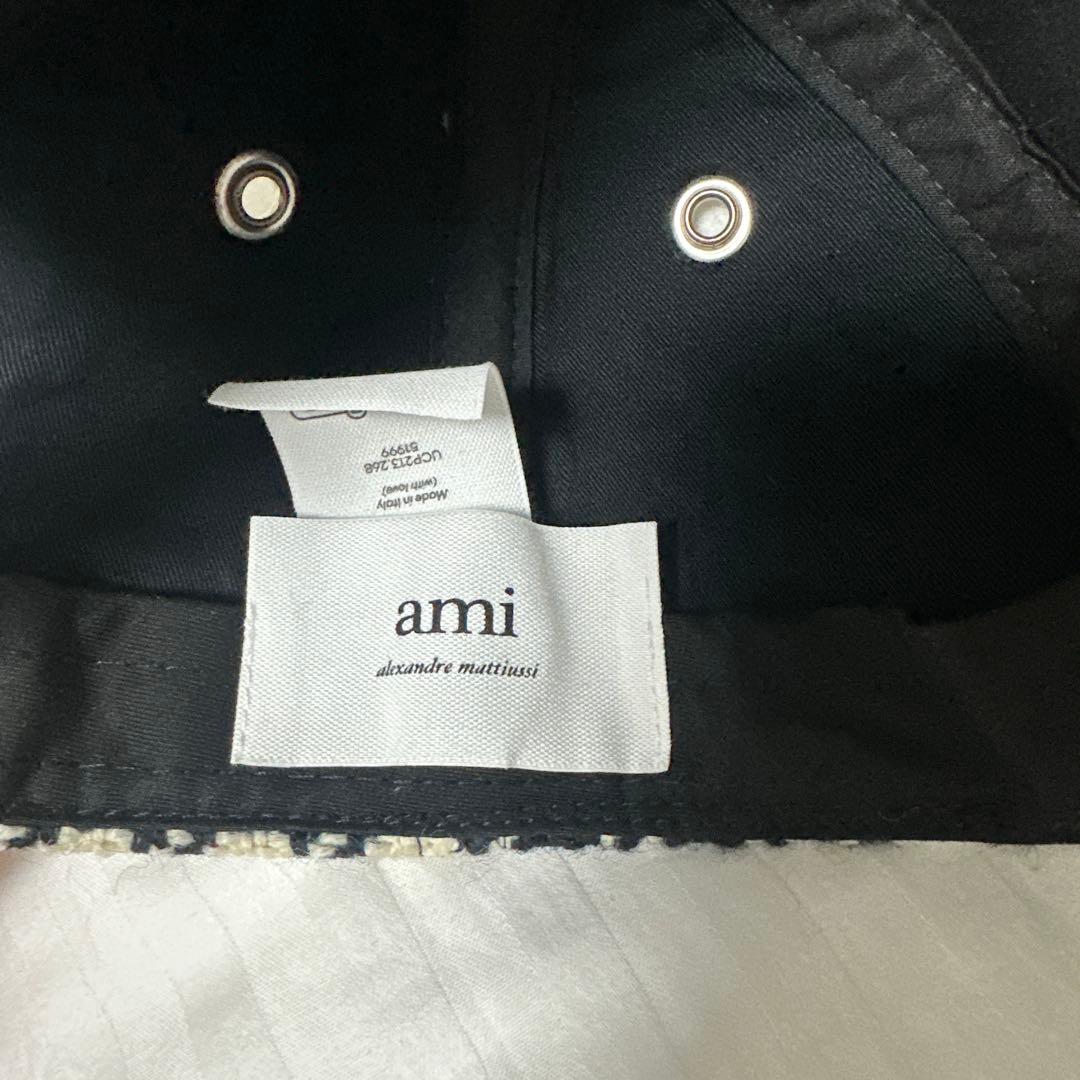 アミパリス AmiParis美品　正規品　チェック柄キャップ
